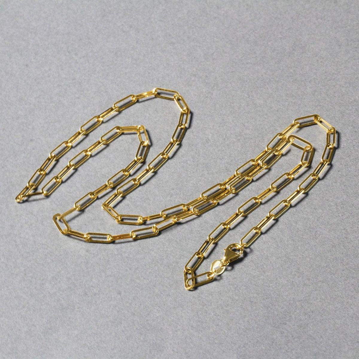 14K Yellow Gold Paperclip Chain (2.50 mm), view 17