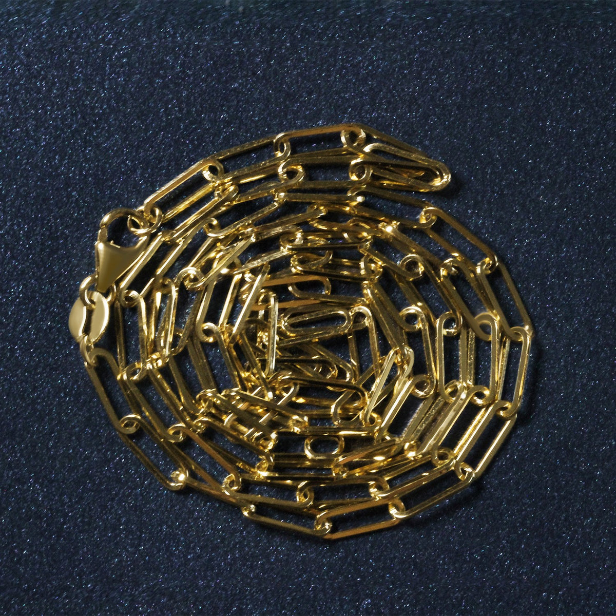 14K Yellow Gold Paperclip Chain (2.50 mm), view 11
