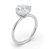 2 Carat Round Lab Grown IGI G/VS1 Diamond Solitaire Ring in Sterling Silver
