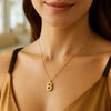 14K Yellow Gold Helium Initial B Pendant