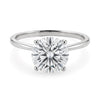 2 Carat Round Lab Grown IGI G/VS1 Diamond Solitaire Ring in 14K White Gold
