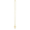 14K Yellow Gold Polished Cross Pendant