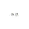 1/2 cttw Lab Grown Round Diamond Stud Earrings 14k White Gold (G/VS2)