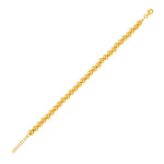 14K Yellow Gold Bead Chain (6.00 mm), view 4