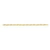14K Yellow Gold Fancy Oval Box Link Bracelet, view 2