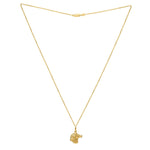 Horse Profile Medium Necklace in 14K Yellow Gold, view 2
