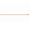 14k Yellow Gold Machine Rope Chain (1.10 mm)