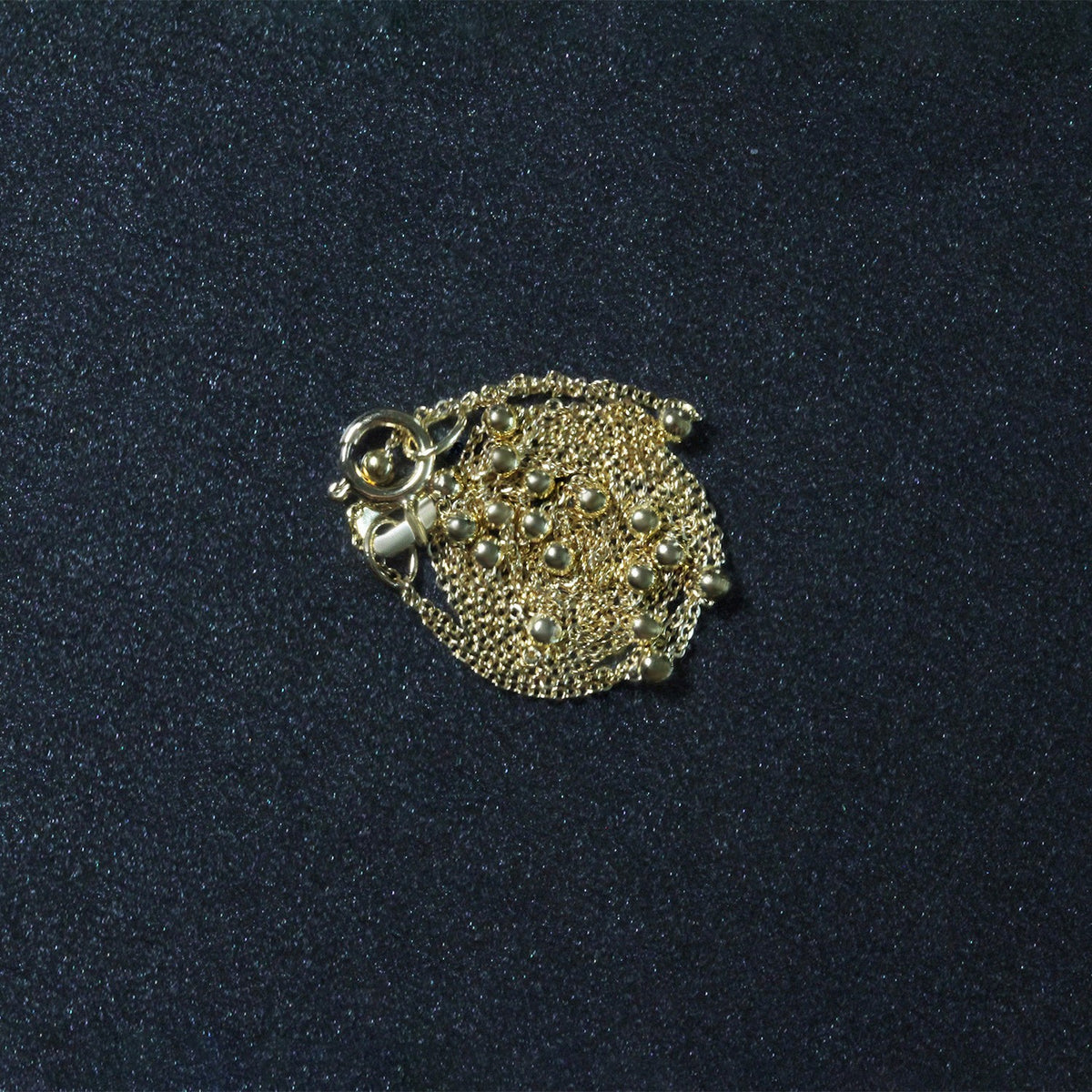 Bead Links Saturn Chain in 14k Yellow Gold (1.80 mm), view 2