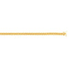 Sterling Silver Yellow Gold Plated Miami Cuban Chain (7.00 mm), view 2