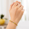 14K Tri Color Gold Mariner Link Bracelet (4.90 mm), view 3
