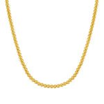 14K Yellow Gold Bead Chain Necklace (4.00 mm)