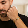 14K Yellow Gold Classic Miami Cuban Bracelet (10.10 mm), view 2
