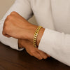 14K Yellow Gold Classic Miami Cuban Bracelet (10.10 mm), view 4