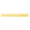 Sterling Silver Yellow Gold Plated Extra Thick Tubogas Bracelet (18.00 mm), view 2