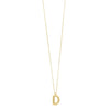 14K Yellow Gold Helium Initial D Pendant