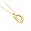 14K Yellow Gold Helium Initial D Pendant