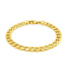 10K Yellow Gold Curb Bracelet (8.20 mm), view 3