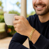 10K Yellow Gold Curb Bracelet (8.20 mm), view 5