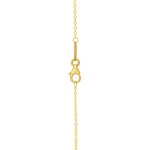 Double Cross Drop Necklace in 14K Yellow Gold, view 4