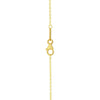 Double Cross Drop Necklace in 14K Yellow Gold