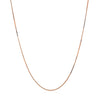 10k Rose Gold Classic Box Chain (0.45 mm)
