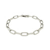 Sterling Silver Wide Paperclip Chain Bracelet (6.50 mm), view 4