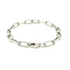 Sterling Silver Wide Paperclip Chain Bracelet (6.50 mm), view 5