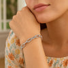 Sterling Silver Wide Paperclip Chain Bracelet (6.50 mm), view 6