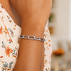 Sterling Silver Wide Paperclip Chain Bracelet (6.50 mm), view 9