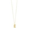14K Yellow Gold Helium Initial E Pendant