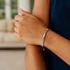 14K White Gold Bold Paperclip Chain Bracelet (4.20 mm), view 6