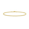 14K Yellow Gold Diamond Cut Sparkle Spring Bracelet (1.70 mm), view 2