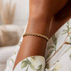 Lite Rope Chain Bracelet in 10K Yellow Gold (3.20 mm), view 2