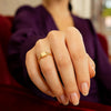 Mini Signet Ring in 14K Yellow Gold (2.00 mm), view 3