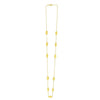 Elongated Hexagon Necklace in 14K Yellow Gold