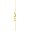 Elongated Hexagon Necklace in 14K Yellow Gold