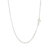 14k White Gold Polished Mini Heart Necklace