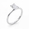 1 Carat Radiant Lab Grown IGI G/VS1 Diamond Solitaire Ring in 14K White Gold