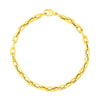 14K Yellow Gold 7 1/2 inch Paperclip Chain Bracelet (4.20 mm)