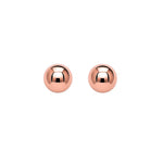 14K Rose Gold Ball Style Stud Earrings (3.00 mm)