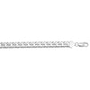 Sterling Silver Rhodium Plated Flat Miami Cuban Chain (9.30 mm), view 4