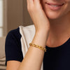 14K Yellow Gold Faceted Octagonal Link Chain Bracelet (8.10 mm), view 3