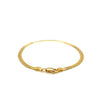 Imperial Herringbone Bracelet in 10K Yellow Gold (2.80 mm), view 3
