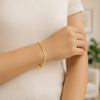 Imperial Herringbone Bracelet in 10K Yellow Gold (2.80 mm), view 6