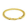 10k Yellow Gold Semi Solid Miami Cuban Bracelet (6.60 mm)