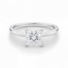 1 Carat Princess Lab Grown IGI G/VS1 Diamond Solitaire Ring in 10K White Gold