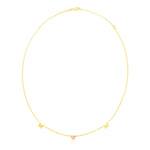 14K Yellow and Rose Gold Mom Necklace