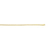 Sterling Silver Gold Plated French Cable Chain (2.80 mm), view 3