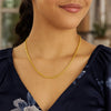 Sterling Silver Gold Plated French Cable Chain (2.80 mm), view 4