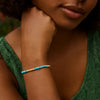 14K Yellow Gold Turquoise Pallina Bead Bracelet (3.00 mm), view 4